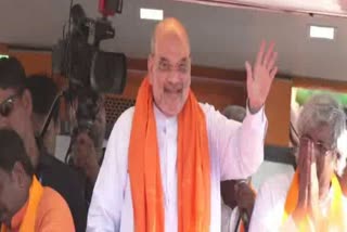 union-home-minister-amith-shah-road-show-in-ranebennuru-constituency