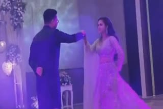 IAS couple Ananya Chanchal shakes a leg Ahead of marriage Sangeet ceremony