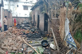 Four girls died due to fire in Muzaffarpur Bihar Many injured admitted in SKMCH