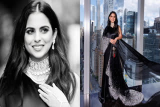 Isha Ambani attends Met Gala 2023, looks stunning in black saree gown