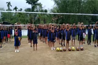 Volleyball Training at Naharkatia