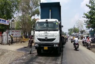 sehore shyampur connecting road construction