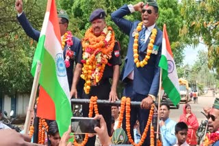 Jawan reached village after retiring