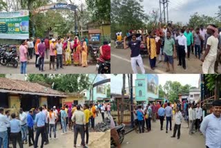 Dhanabd Putki Area Villagers Protesting BCCL