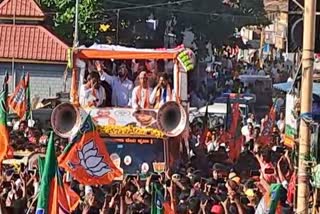 ಬೀಳಗಿ ಕ್ಷೇತ್ರದಲ್ಲಿ ಚಿತ್ರ ನಟ ಸುದೀಪ್​ ರೋಡ್ ಶೋ