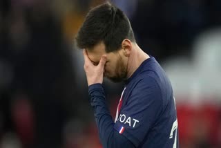 Messi suspension  Messi suspended by PSG  ലയണൽ മെസി  ലയണൽ മെസി സസ്‌പൻഷൻ  പിഎസ്‌ജി ലയണൽ മെസി  മെസി സസ്പെൻഷൻ  PSG suspended Lionel Messi for two weeks