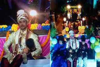 Groom arrives for wedding on JCB in odisha