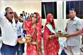 Rajasthan police cooks Daughter bhaat in palwal