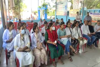 Doctors strike in Jhabua