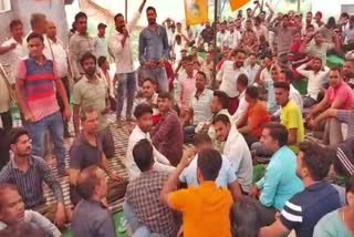 Contractual workers of Thermal Power Plant on strike