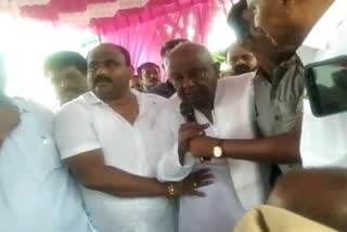 HD Deve Gowda reaction on kumaraswamy