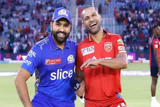 IPL 2023  Punjab Kings vs Mumbai Indians toss report  Punjab Kings  Mumbai Indians  rohit sharma  shikhar dhawan  പഞ്ചാബ് കിങ്‌സ്  മുംബൈ ഇന്ത്യന്‍സ്  രോഹിത് ശര്‍മ  ശിഖര്‍ ധവാന്‍  ഐപിഎല്‍  ഐപിഎല്‍ 2023