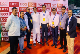 Finance Minister Rameshwar Oraon at India International Fair