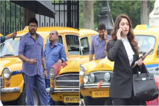 Chiranjeevi and Tamannaah in Kolkata