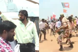 Kannada actor Kiccha Sudeep arrives for promotion