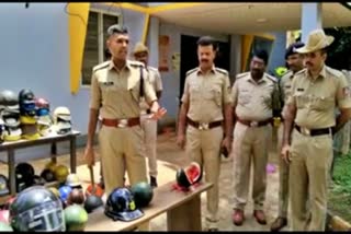 sagar Police awareness to wear ISI helmet