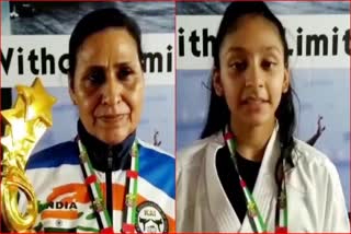 Haryana Geeta Godara and Aashka Gadara Karate Champions