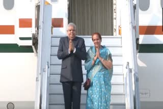 Vice President Dhankhar departs for UK to attend Coronation of King Charles III