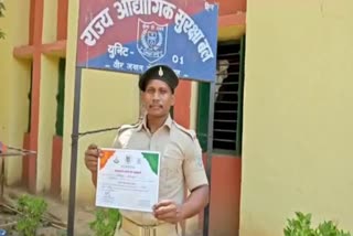 Bokaro SISF jawan Santosh Bobonga selected in World Police Championship