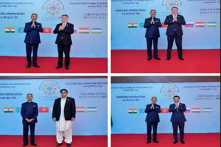 Namaste Diplomacy in SCO Meet ETV Bharat