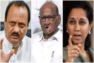 Ajit Pawar Supriya Sule Sharad Pawar