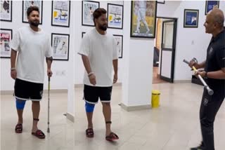 Rishabh Pant walks on his own, declares he is crutches-free in major recovery milestone