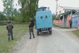 Etv BharatEncounter between Indian Army and Terrorists at Karhama Kunzer Baramulla Jammu and Kashmir