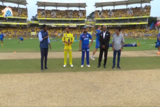 IPL 2023  Chennai Super Kings  Mumbai Indians  CSK vs MI toss report  ms dhoni  rohit sharma  ഐപിഎല്‍  ചെന്നൈ സൂപ്പര്‍ കിങ്‌സ്  മുംബൈ ഇന്ത്യന്‍സ്  രോഹിത് ശര്‍മ  എംഎസ്‌ ധോണി