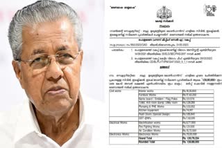 അഡീഷണൽ ചീഫ് സെക്രട്ടറി  Kerala CM office and conference hall renovation  CM office and conference hall renovation order  പിണറായി വിജയന്‍റെ ഓഫിസും കോൺഫറൻസ് ഹാളും  പിണറായി വിജയന്‍റെ ഓഫിസ് നവീകരണം