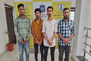 Vadodara part time job fraud 4 cyber mafia nabbed for stealing Rs 5.70 lakh from IT consultant in Vadodara in search of part-time job