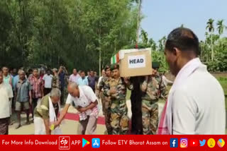 Jawans last rites performed at Gaurisagar