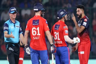 Mohammed Siraj Philip Salt Controversy on IPL 50th match dc vs rcb