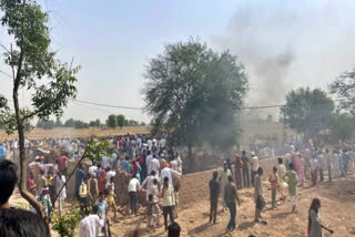 राजस्थानमध्ये मिग २१ विमान कोसळले