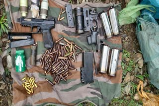 Etv BharArms ammunition recoverd in poonchat