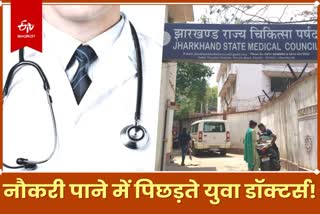 Jharkhand not getting CME point young doctors lagging behind in jobs