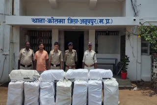 Innova car driver arrested with Ganja in Anuppur