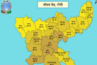 temperature in jharkhand