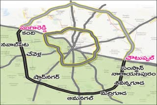 telangana rrr southern part in bharat mala2 project