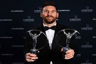 MESSI  Laureus Sport Awards 2023  Laureus Sport Awards  ലോറസ് പുരസ്‌കാരം  ലോറസ് സ്‌പോർട്‌സ് പുരസ്‌കാരം  ജമൈക്കൻ സ്‌പ്രിന്‍റർ ഷെല്ലി ആൻഫ്രേസർ  ലയണൽ മെസി  അർജന്‍റീന ഫുട്ബോൾ ടീം  Argentina World Cup team win Laureus Sport Awards  Lionel Messi win Laureus Sport Awards