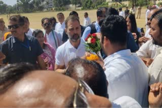 Rahul Gandhi reached Rajasthan