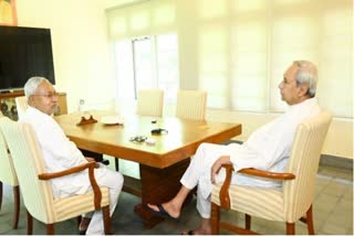 Bihar CM Nitish Kumar meets Naveen Patnaik