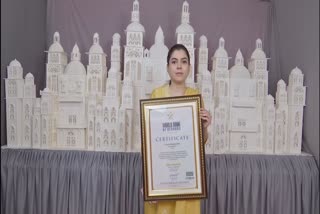 Pune Woman Cake Artist Prachi World Record By Making 200 Kgs Cake