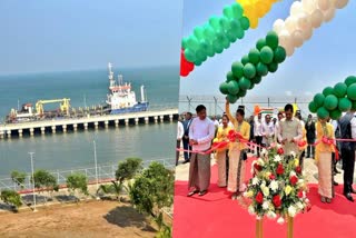 First Indian Cargo Ship at the Sittwe Port