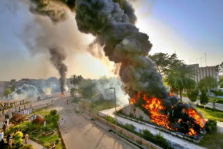 After the arrest of Imran Khan, supporters attacked the army headquarters