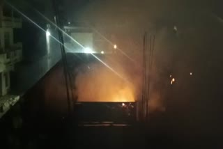 Dona Pattal factory burnt to ashes due to fire