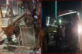 faridabad bus accident