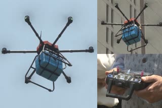Blood Bags Delivered Through Drones By ICMR In Delhi