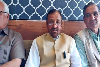 Former MLA Jawahar Thakur pc in Mandi