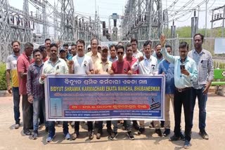 electric labour protest