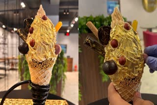 golden foil ice cream worth rs 1000